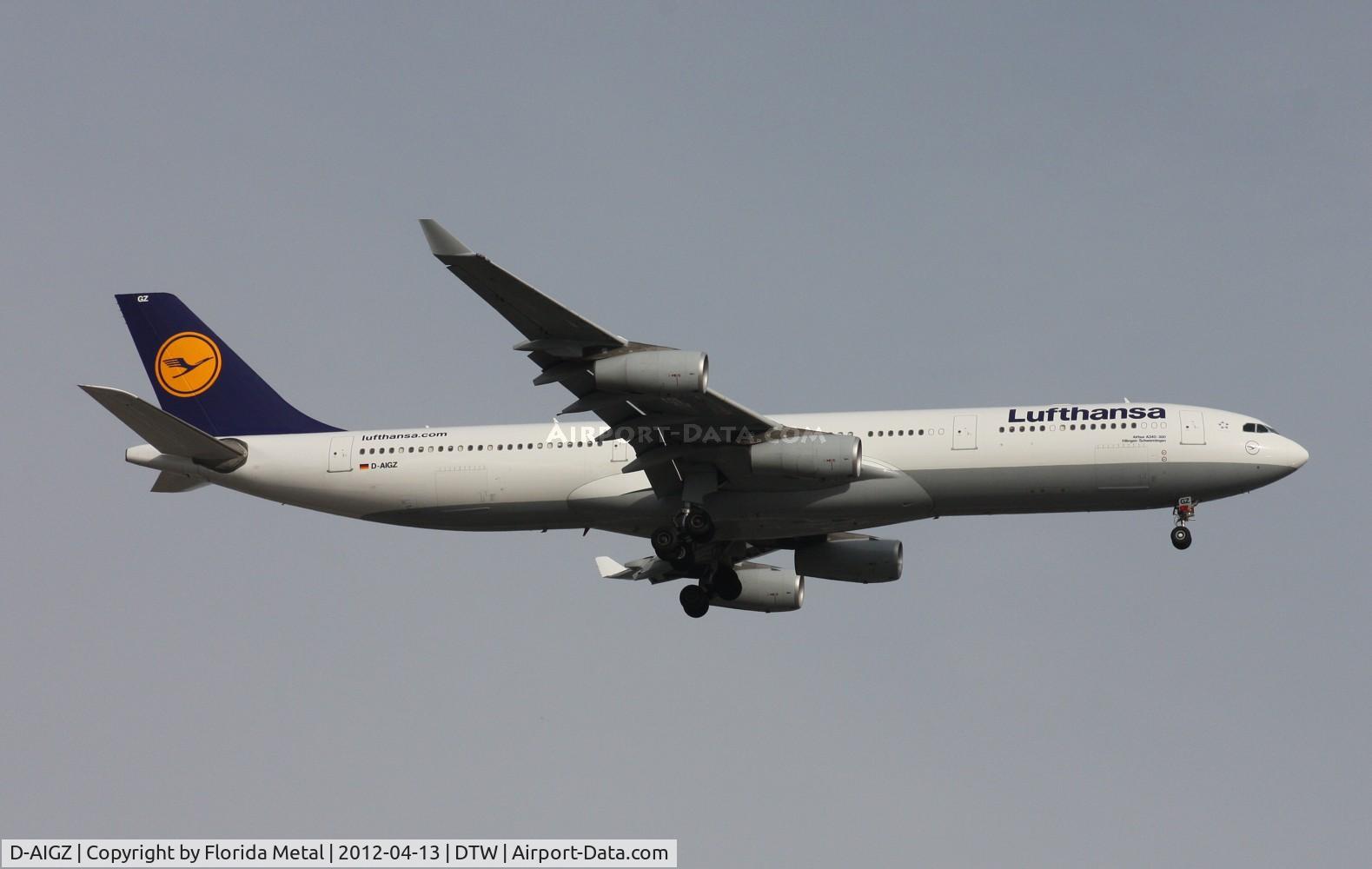 D-AIGZ, 2000 Airbus A340-313 C/N 347, Lufthansa A340