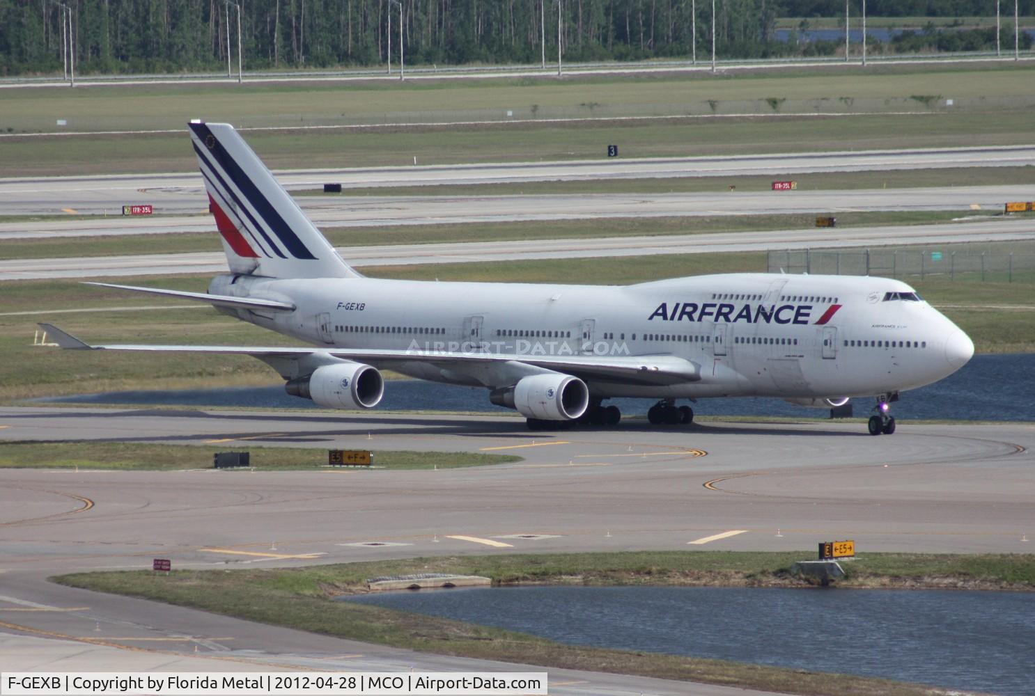 F-GEXB, 1991 Boeing 747-4B3M C/N 24155, Air France 747