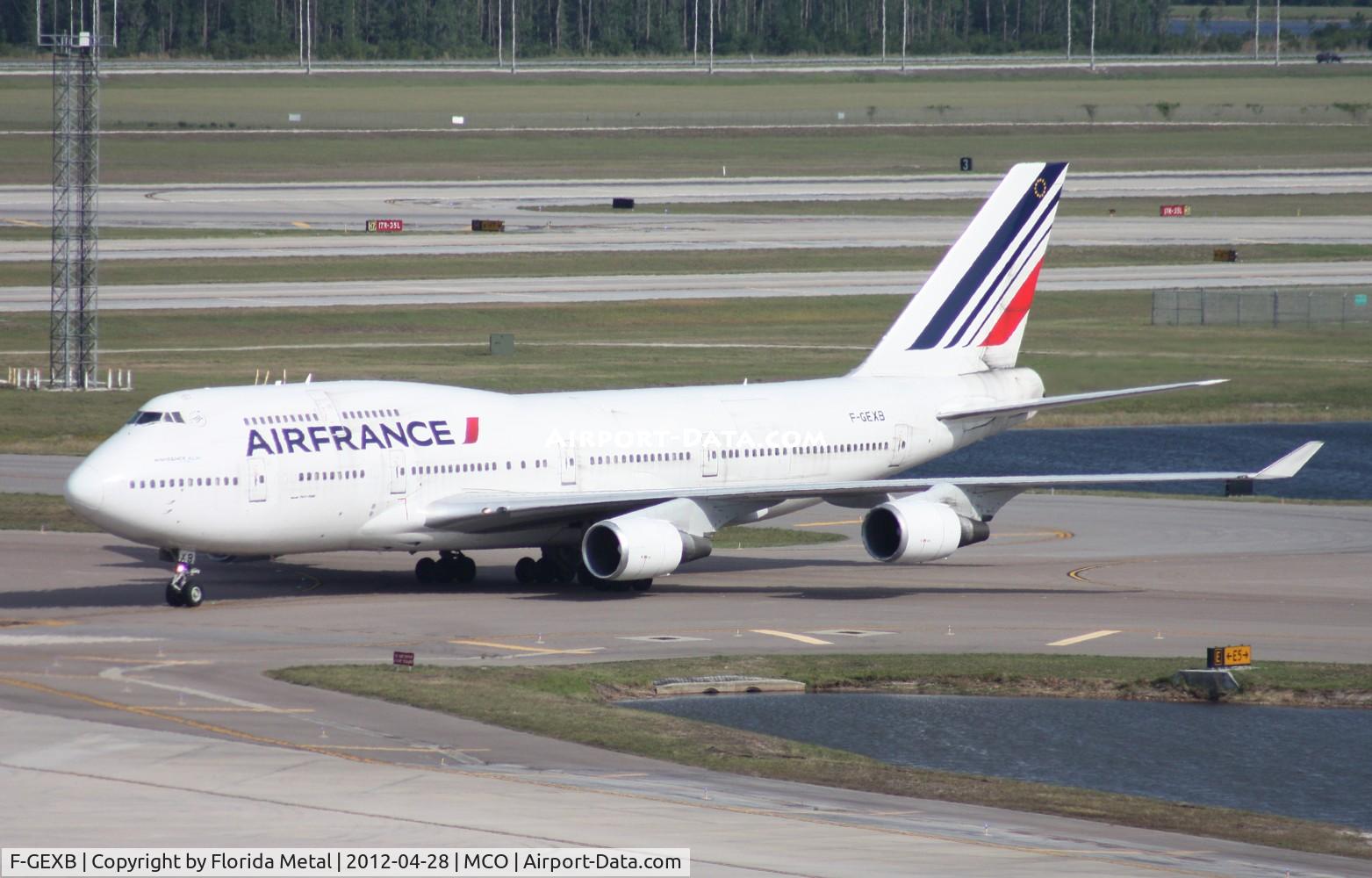 F-GEXB, 1991 Boeing 747-4B3M C/N 24155, Air France 747