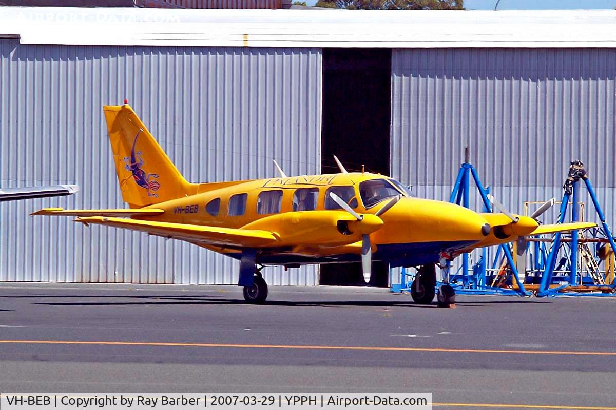 VH-BEB, 1967 Piper PA-31-310 Navajo C/N 31-41, Piper PA-31-310 Navajo [31-41] (Complete Aviation Services) Perth~VH 29/03/2007