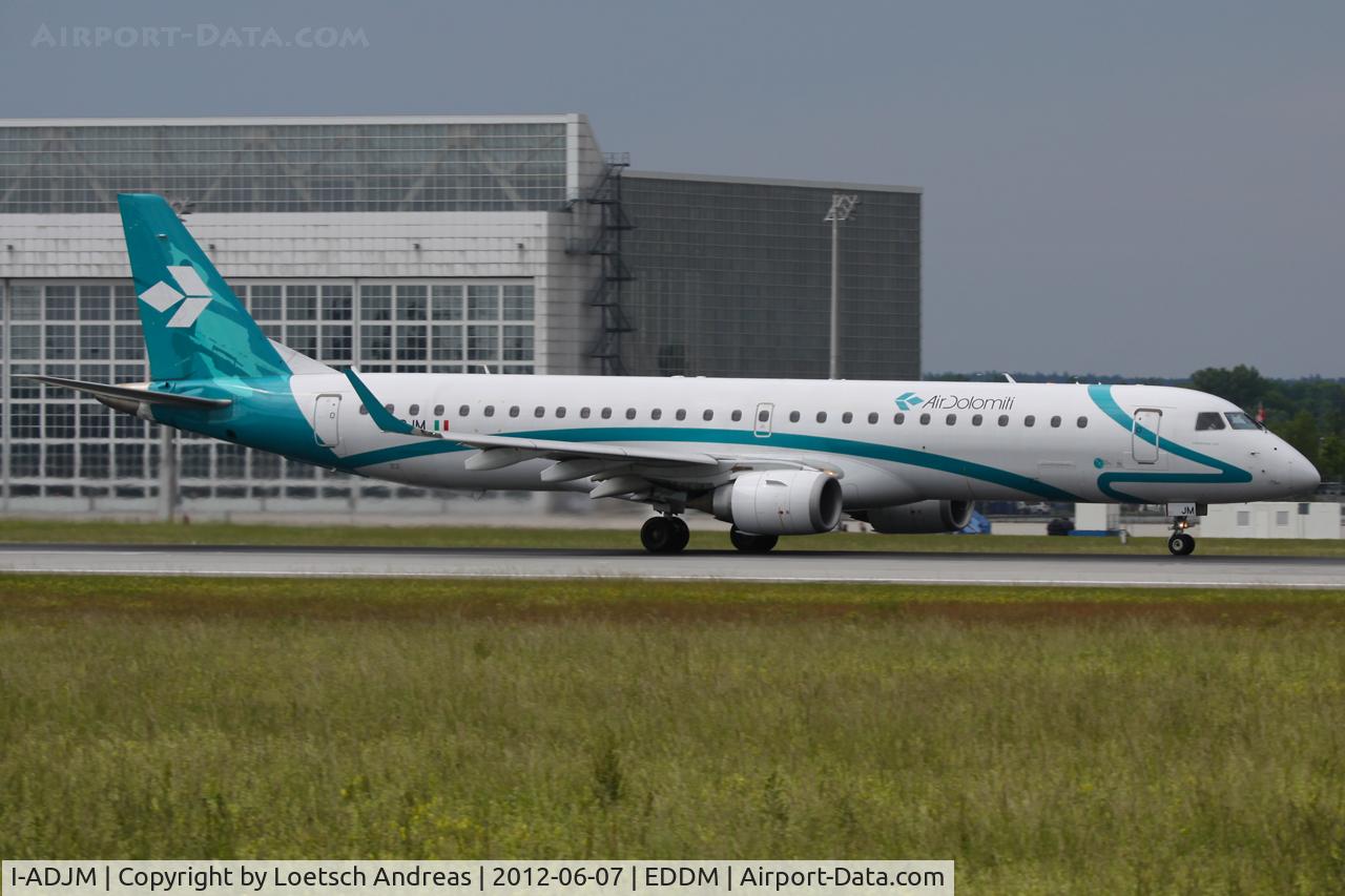 I-ADJM, 2009 Embraer 195LR (ERJ-190-200LR) C/N 19000258, Air Dolomiti