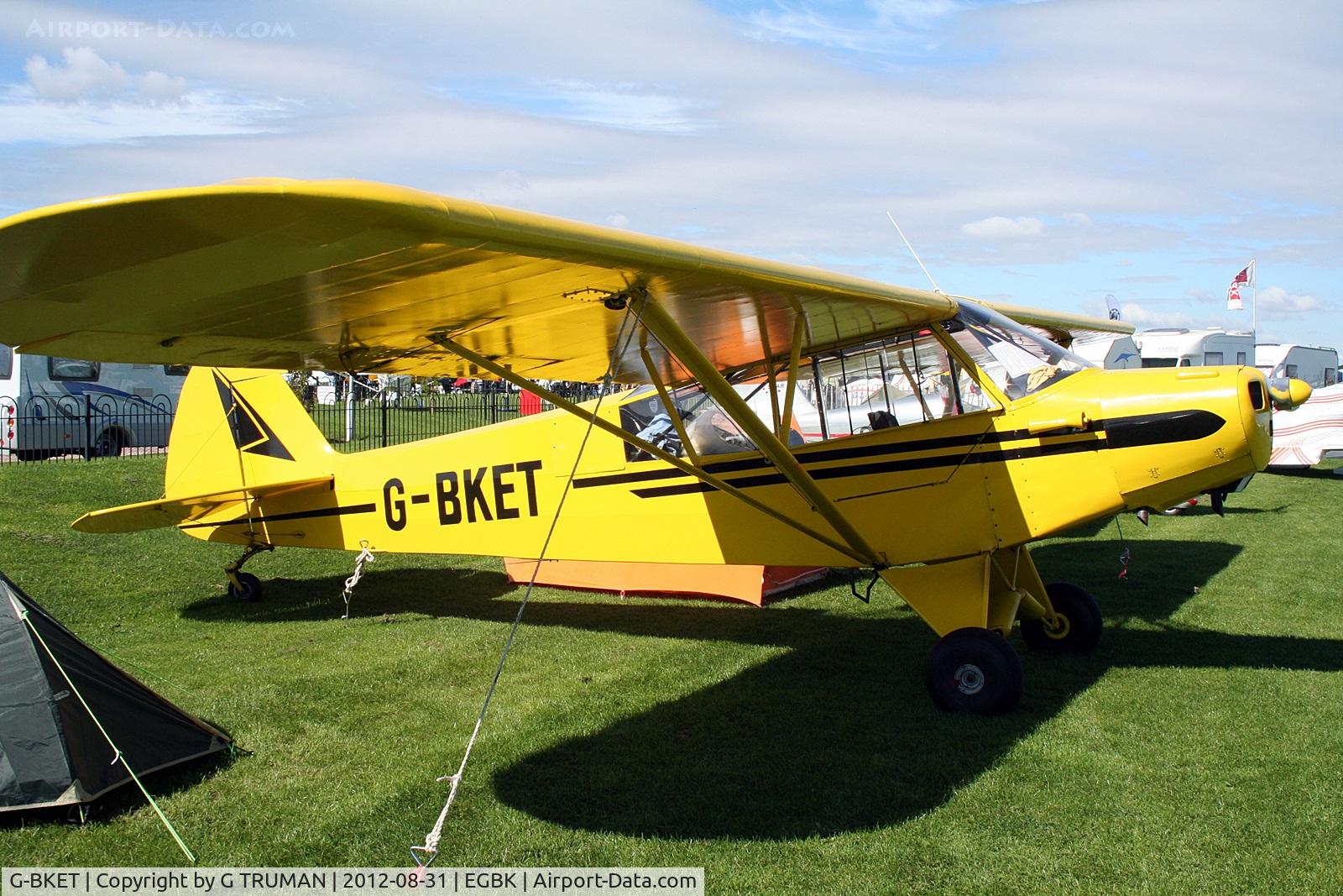 G-BKET, 1952 Piper L-18C Super Cub C/N 18-1990, Parked at the 2012 LAA Rally