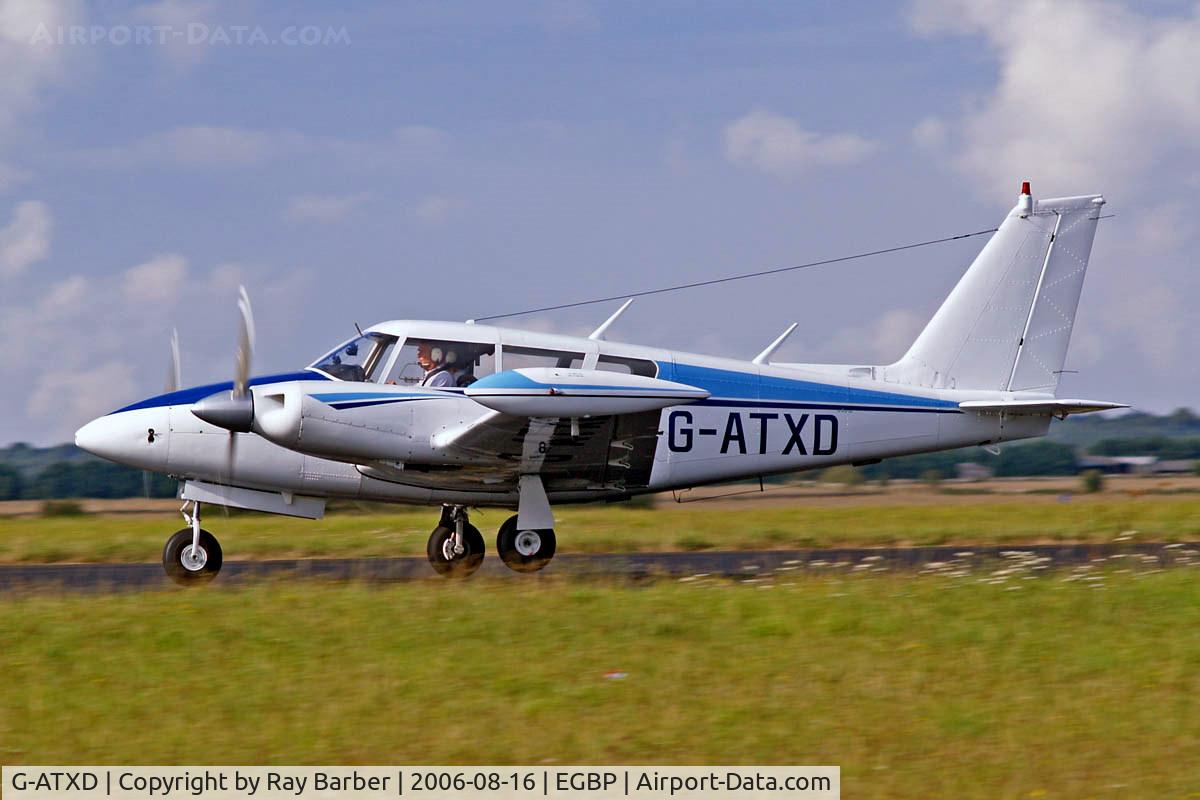 G-ATXD, 1966 Piper PA-30-160 B Twin Comanche C/N 30-1166, Piper PA-30-160 Twin Comanche B [30-1166] Kemble~G 16/08/2006