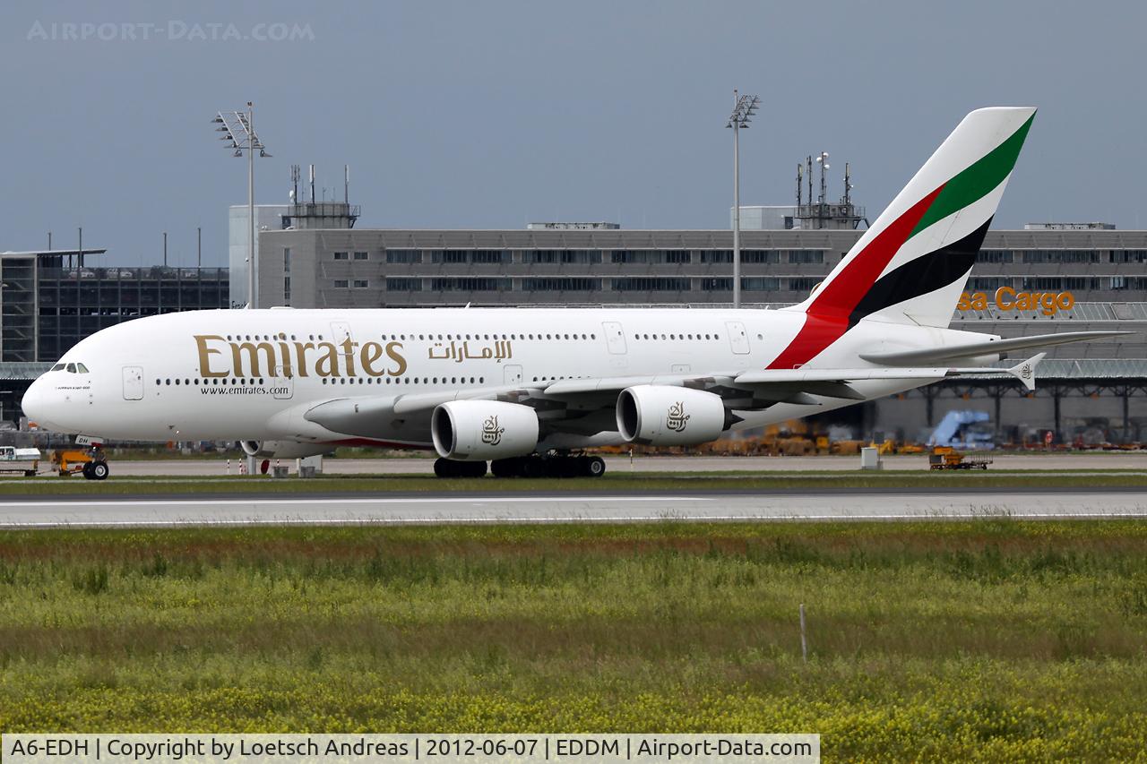 A6-EDH, 2009 Airbus A380-861 C/N 025, UAE50/Emirates to Dubai