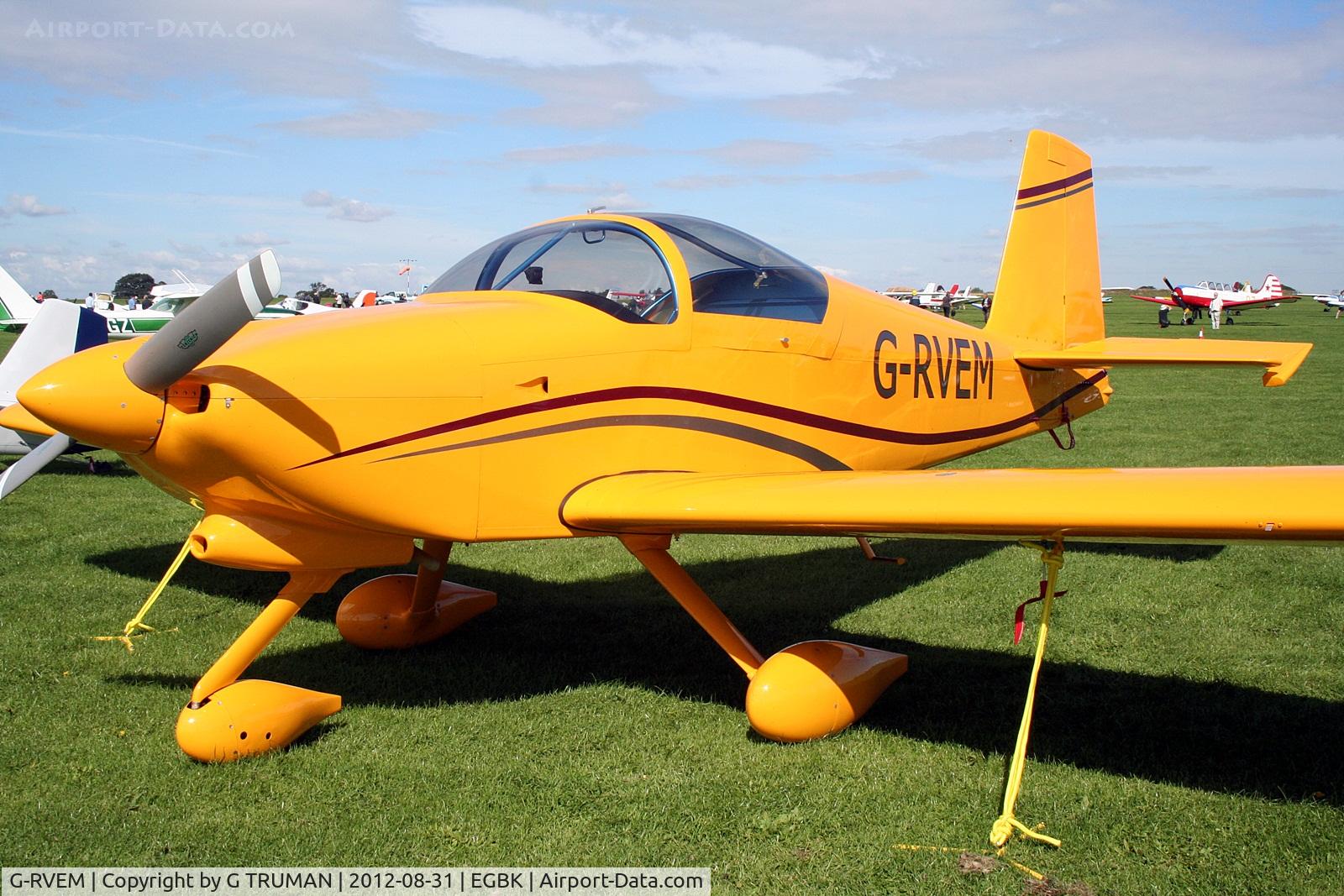 G-RVEM, 2002 Vans RV-7A C/N PFA 323-13868, At the 2012 LAA Rally