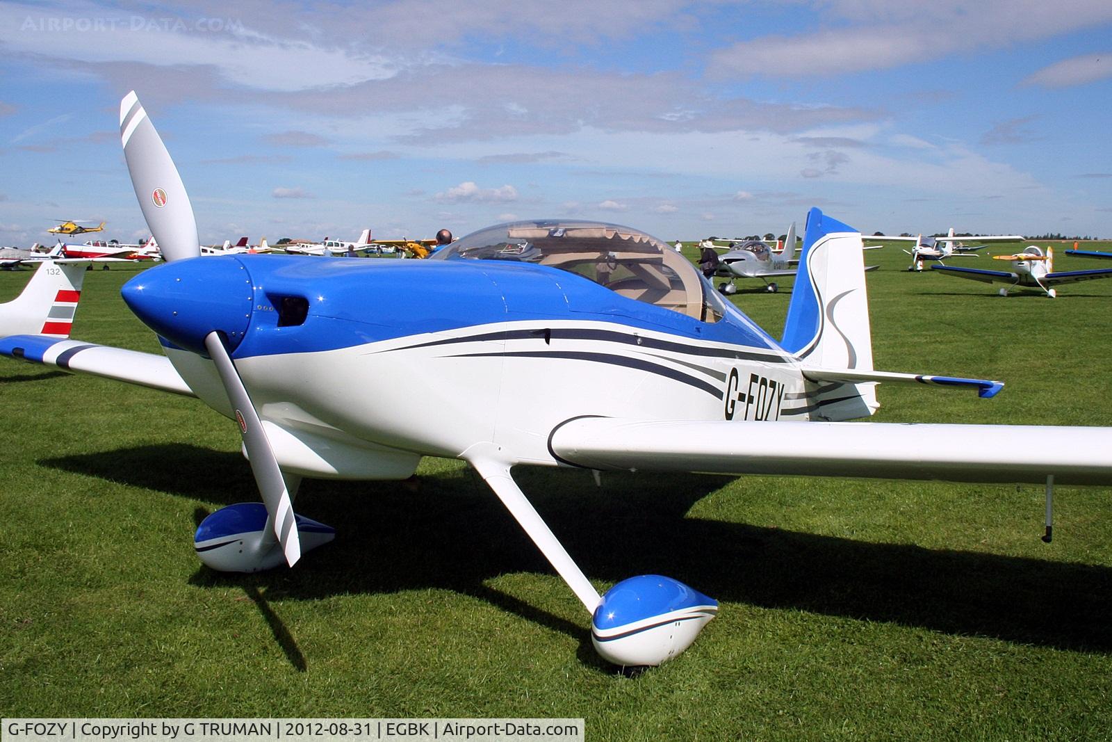 G-FOZY, 2012 Vans RV-7 C/N PFA 323-14150, At the 2012 LAA Rally