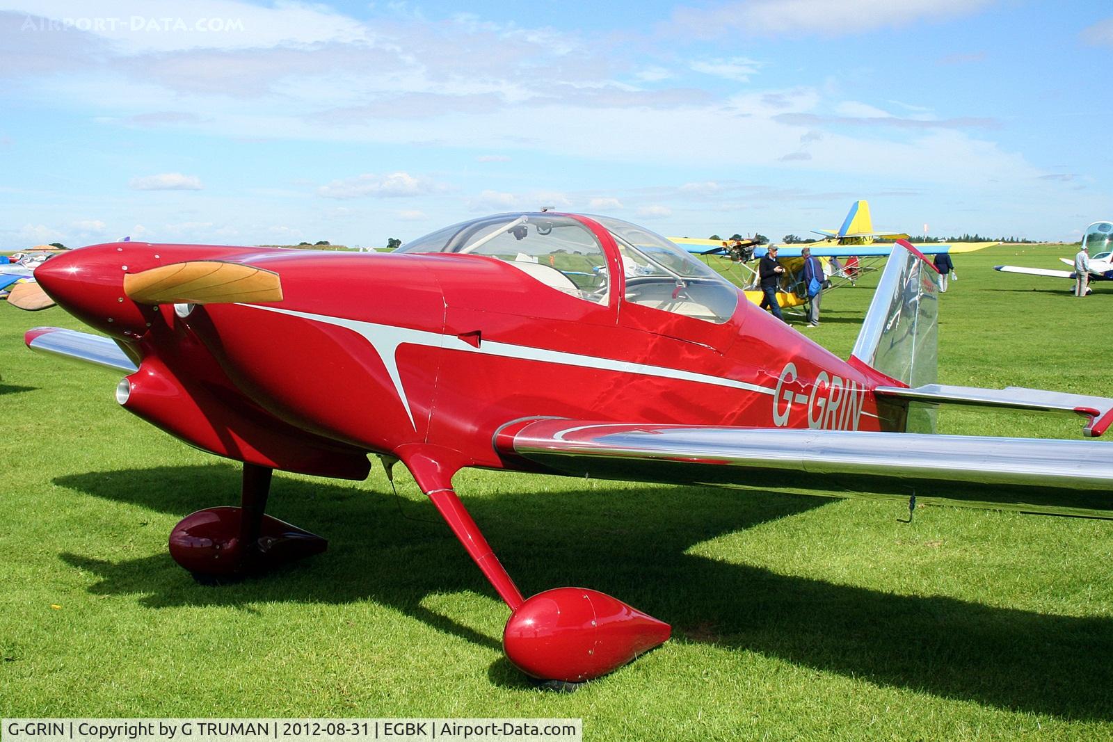 G-GRIN, 1999 Vans RV-6 C/N PFA 181-12409, Parked in the sun at the 2012 LAA Rally