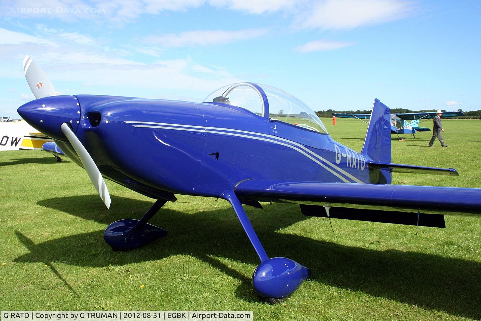 G-RATD, 2009 Vans RV-8 C/N PFA 303-13839, At the 2012 LAA Rally