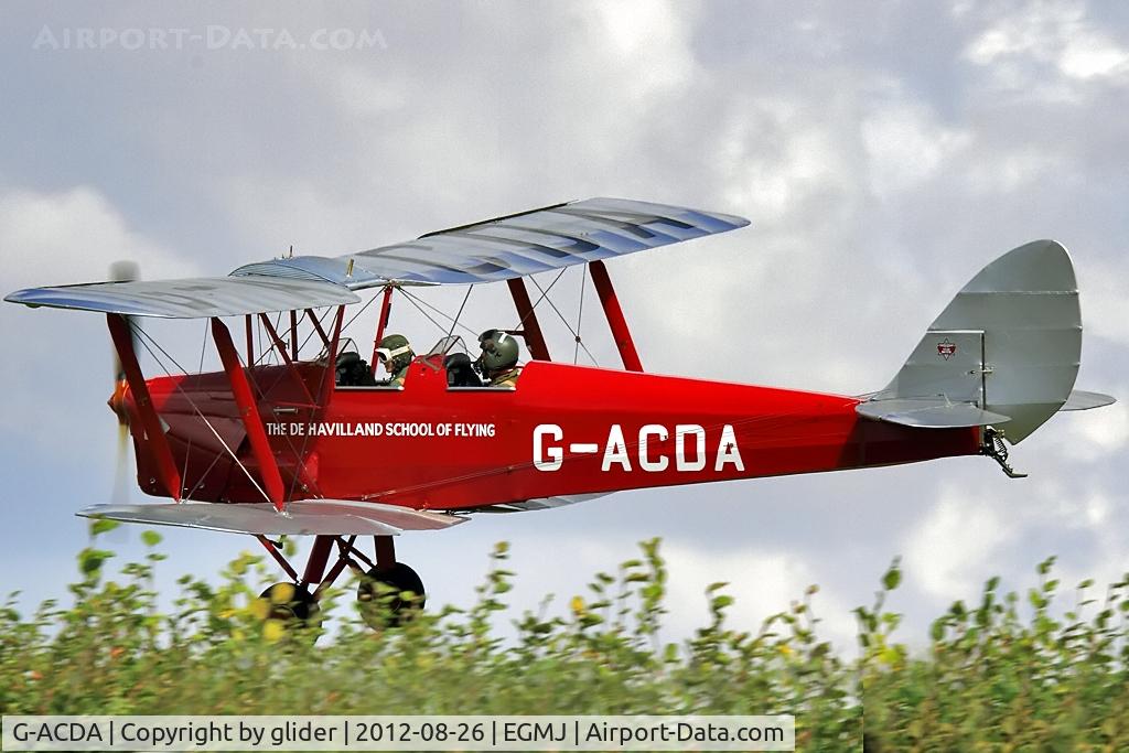 G-ACDA, 1934 De Havilland DH-82A Tiger Moth II C/N 3175, Hedge clipper!!!!!
