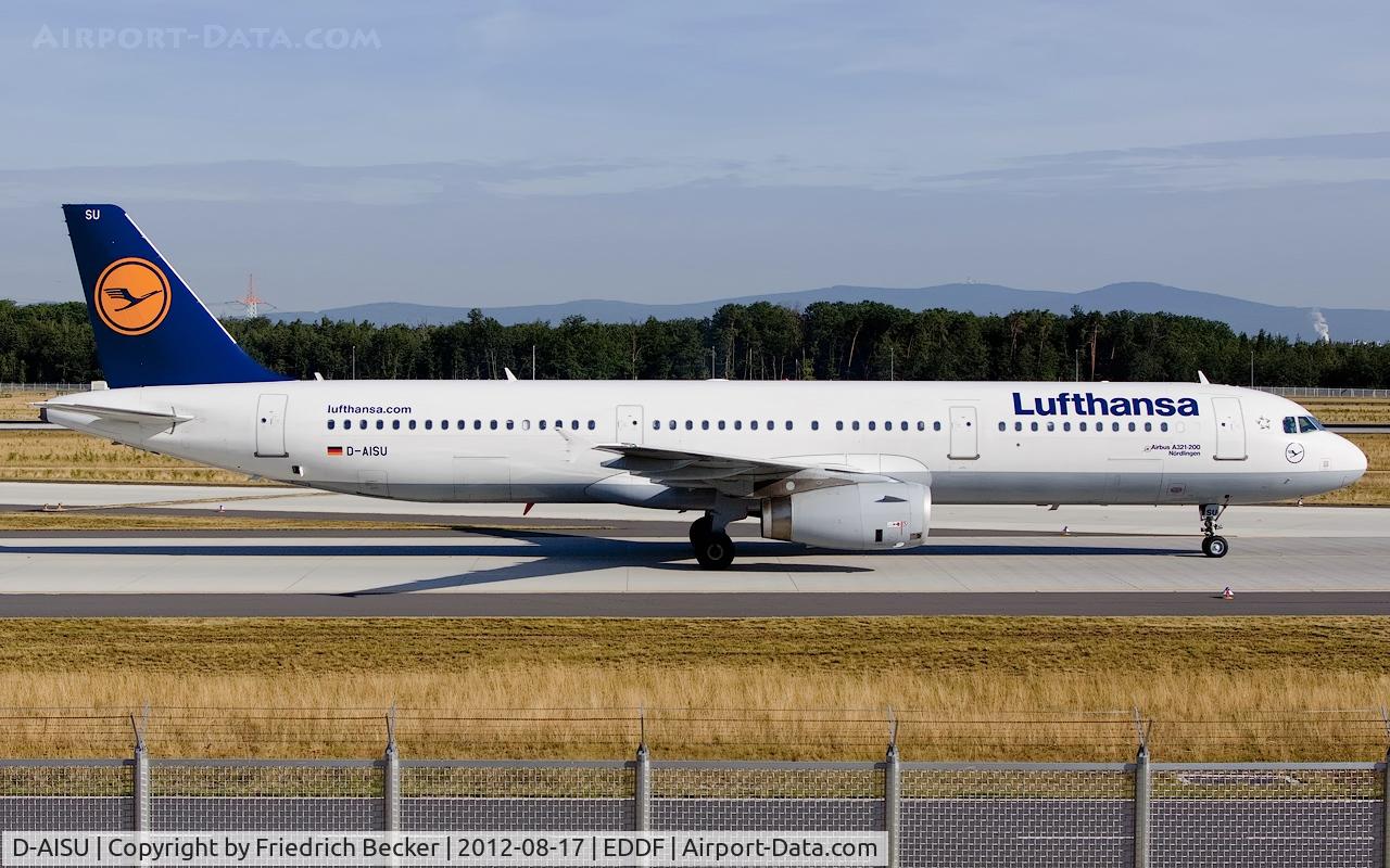D-AISU, 2009 Airbus A321-231 C/N 4016, taxying to the gate