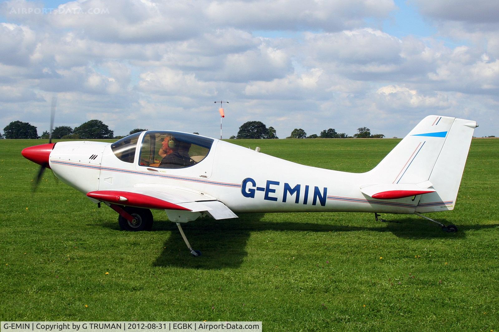 G-EMIN, 1997 Europa Monowheel C/N PFA 247-12673, Arriving at the 2012 LAA Rally