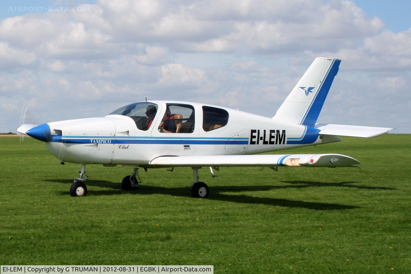 EI-LEM, 1991 Socata TB-9 Tampico Club C/N 1384, Arriving at the 2012 LAA Rally