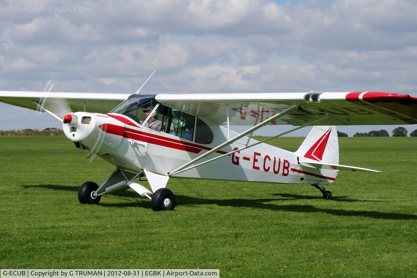 G-ECUB, 1958 Piper PA-18 Super Cub C/N 18-6279, Arriving at the 2012 LAA Rally