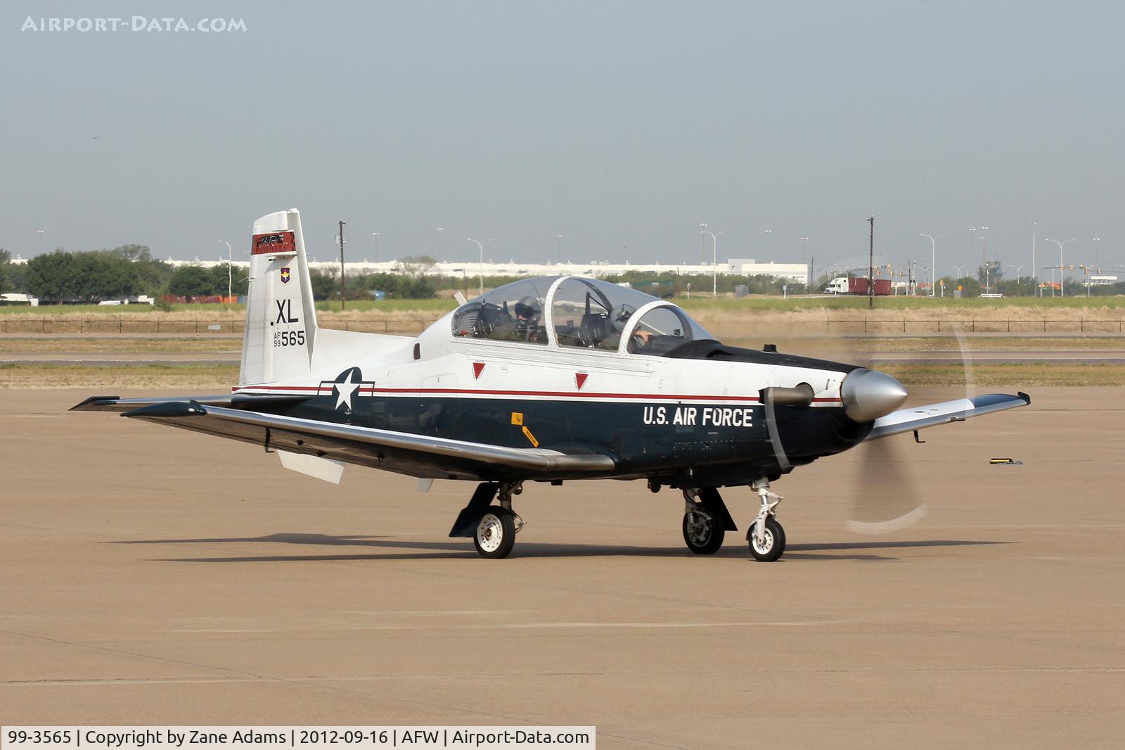 99-3565, 1999 Raytheon Beech T-6A Texan II C/N PT-69, At Alliance Airport - Fort Worth, TX