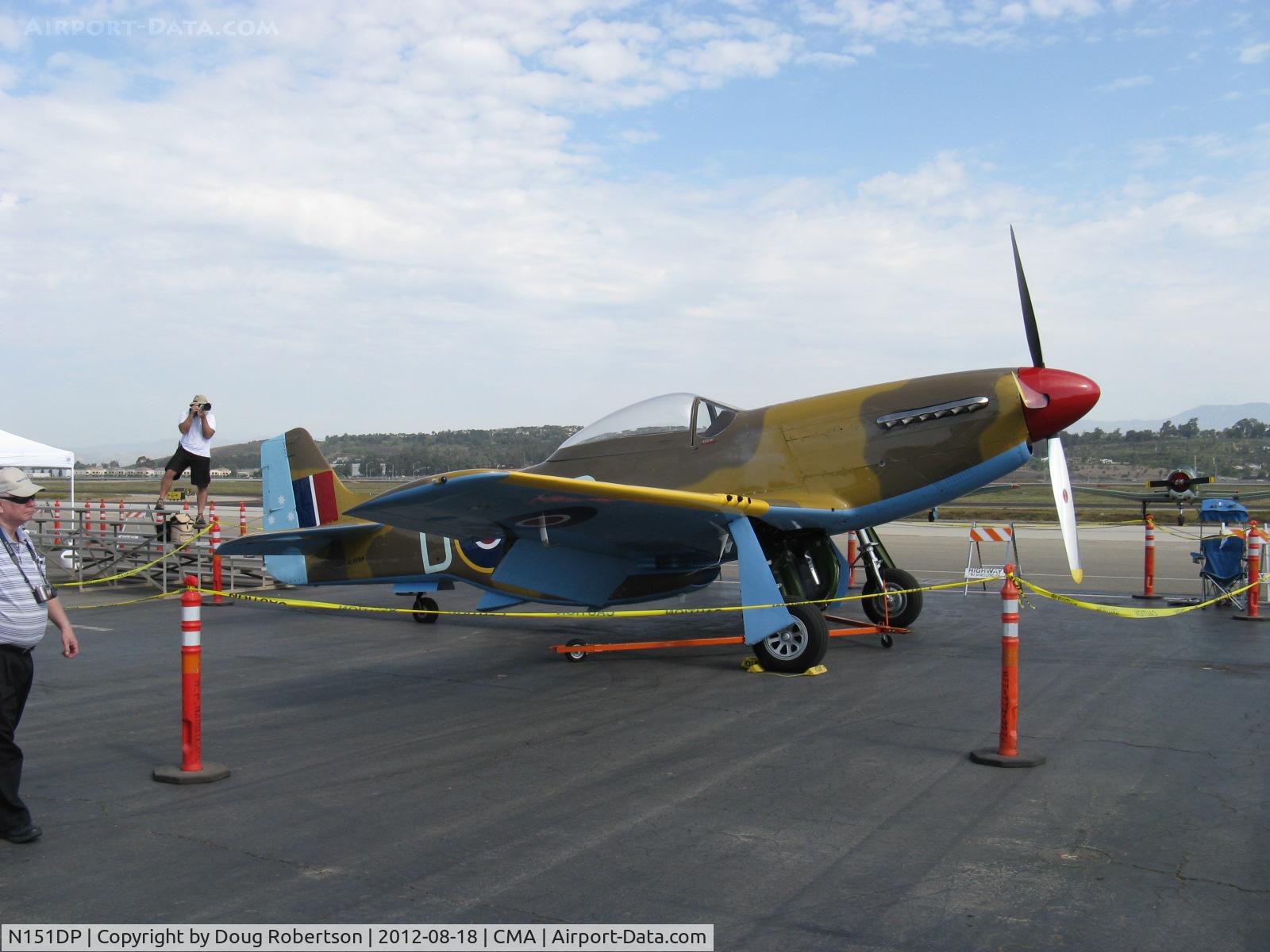 N151DP, 1944 North American P-51C Mustang C/N 111-28888, 1944 North American/Aero Classics P-51D MUSTANG, Rolls Royce V-1650-7 Merlin 1,490 Hp, Limited class