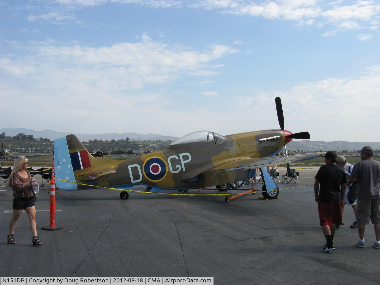 N151DP, 1944 North American P-51C Mustang C/N 111-28888, 1944 North American/Aero Classics P-51D MUSTANG, Rolls Royce V-1650-7 Merlin 1,490 Hp, Limited class