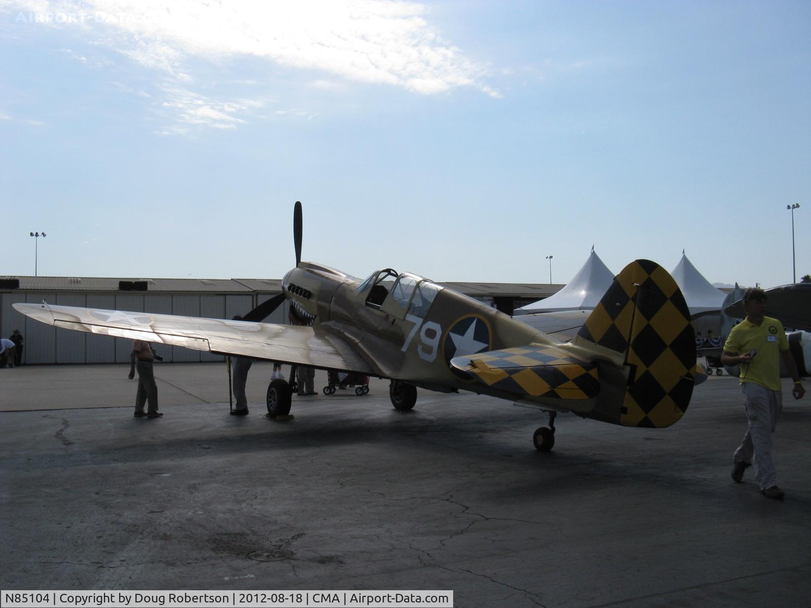 N85104, Curtiss P-40N-5CU Kittyhawk C/N 28954/F858, Curtiss Wright/Maloney P-40N KITTIHAWK IV, Allison V-1710-81 1,360 Hp, Limited class
