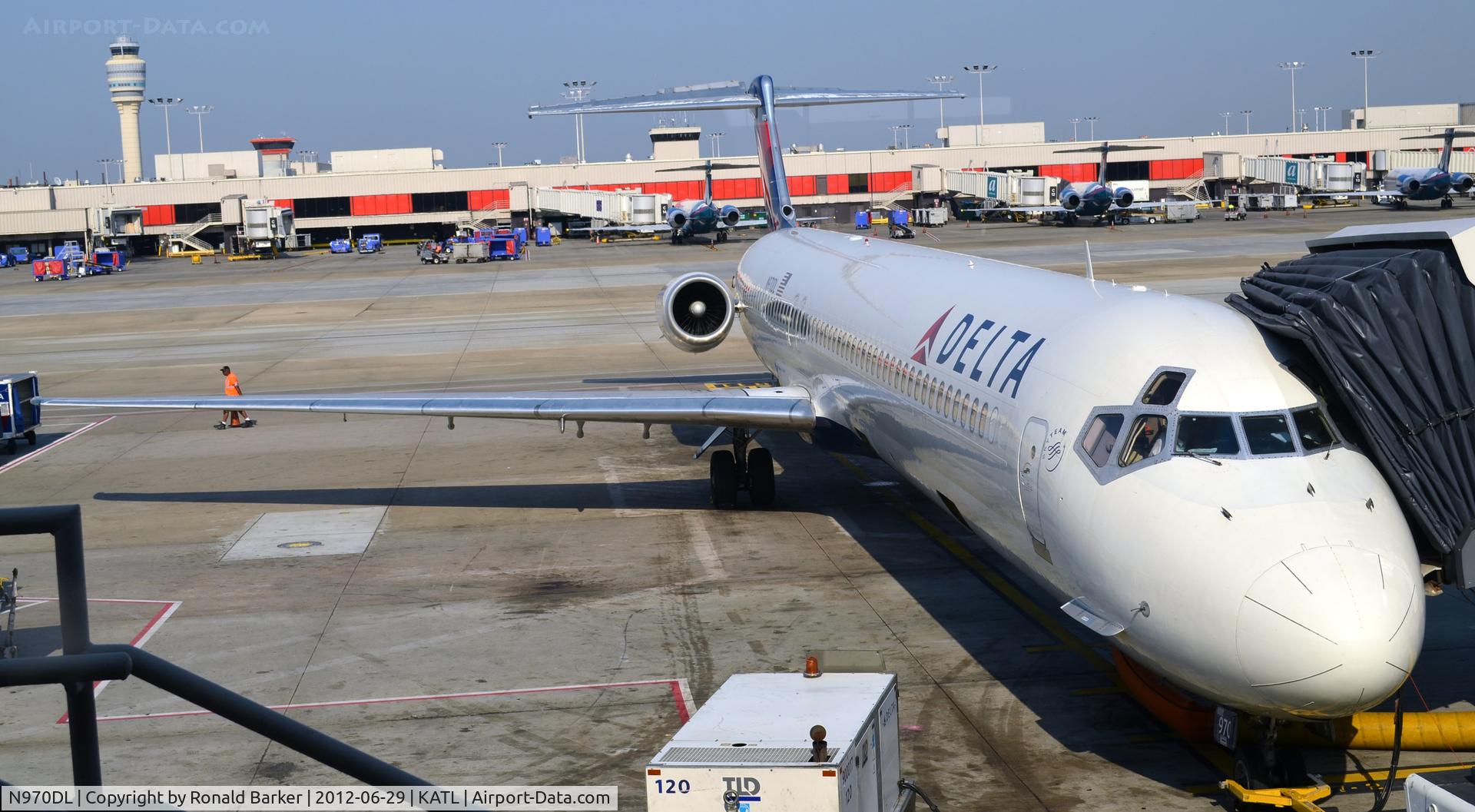 N970DL, 1990 McDonnell Douglas MD-88 C/N 53173, Atlanta