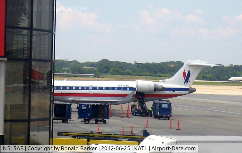 N515AE, 2003 Bombardier CRJ-701ER (CL-600-2C10) Regional Jet C/N 10121, Atlanta