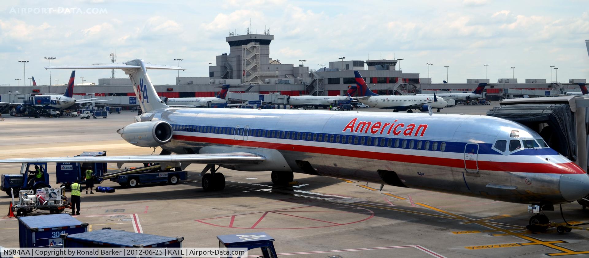N584AA, 1991 McDonnell Douglas MD-82 (DC-9-82) C/N 53247, Atlanta