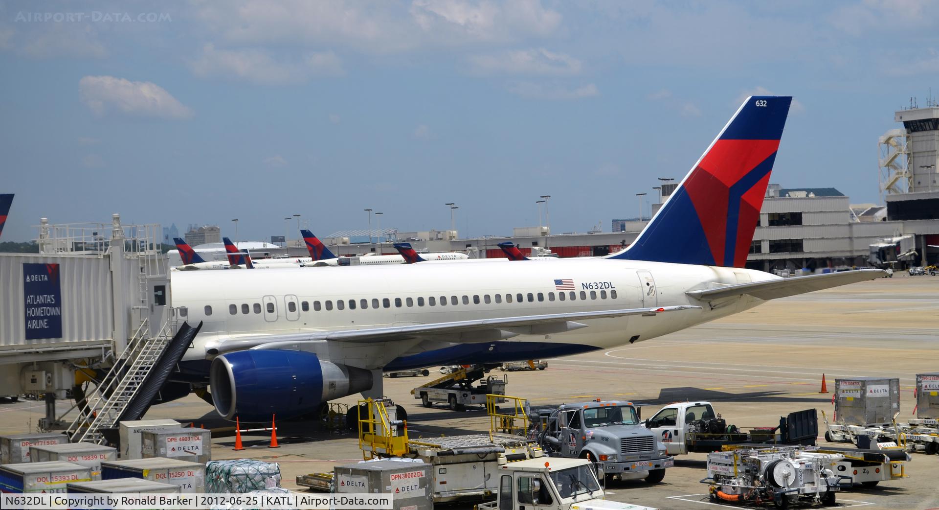 N632DL, 1987 Boeing 757-232 C/N 23613, Atlanta