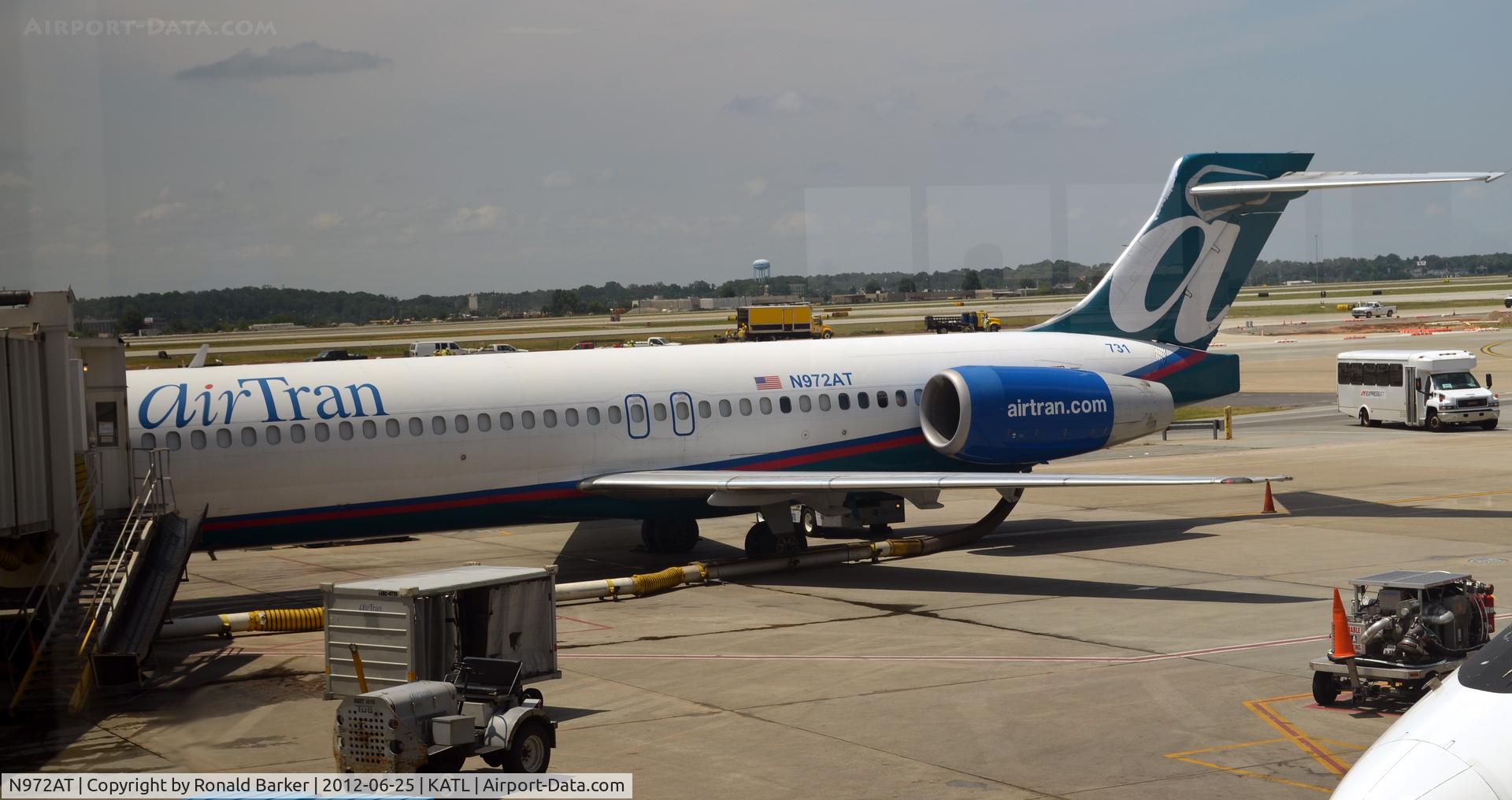 N972AT, 2001 Boeing 717-200 C/N 55033, Atlanta