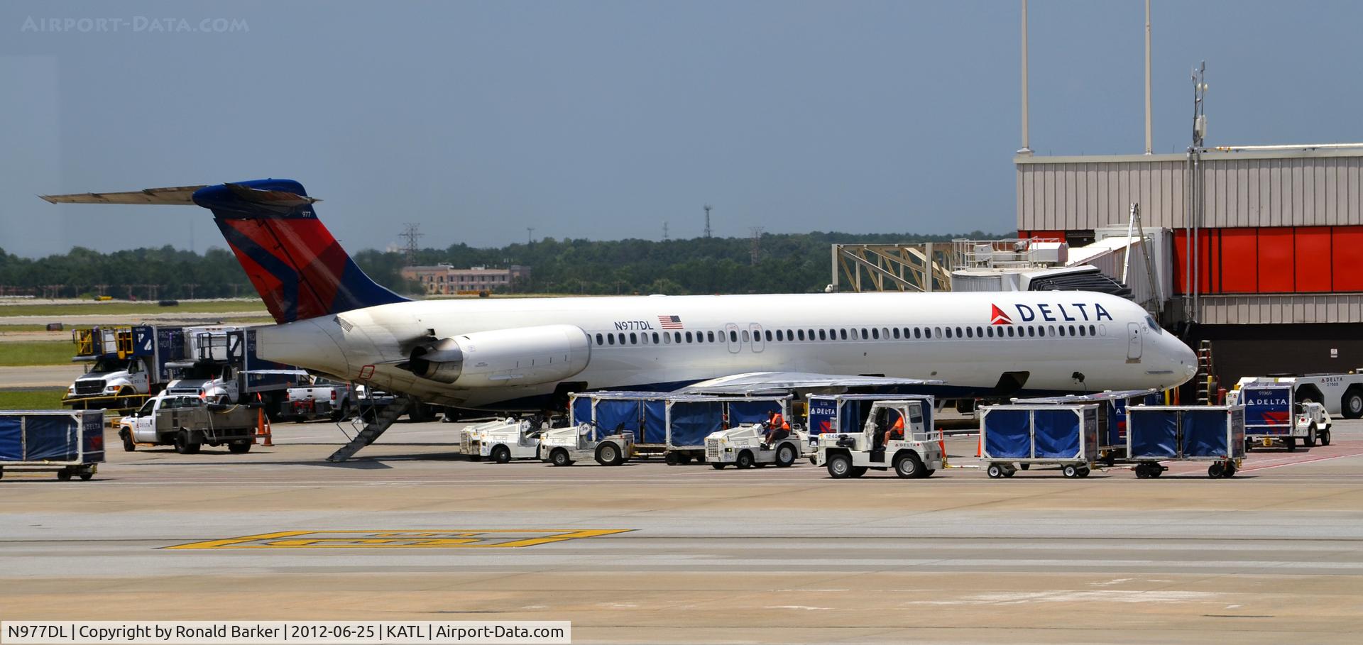 N977DL, 1991 McDonnell Douglas MD-88 C/N 53258, Atlanta