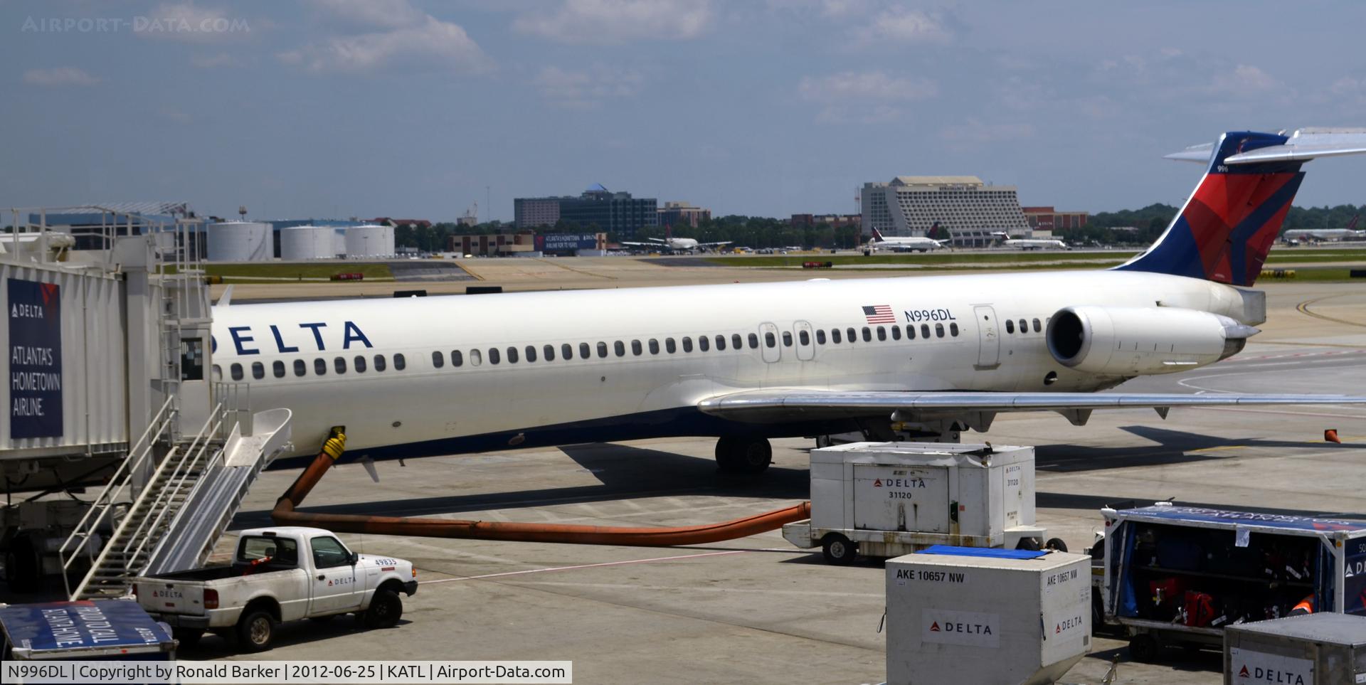 N996DL, 1991 McDonnell Douglas MD-88 C/N 53363, Atlanta