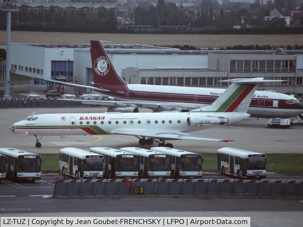 LZ-TUZ, 1972 Tupolev Tu-134A-3 C/N 1351503, BALKAN at Orly Sud