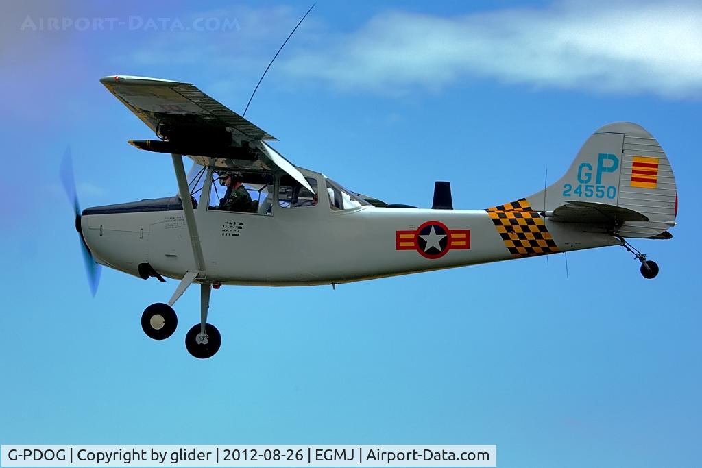 G-PDOG, 1957 Cessna 305C C/N 24550, Arrival