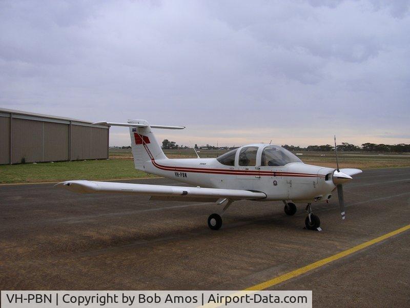 VH-PBN, 1979 Piper PA-38-112 Tomahawk C/N 38-79A0629, Taken outside Hangar a t Mildura Airport