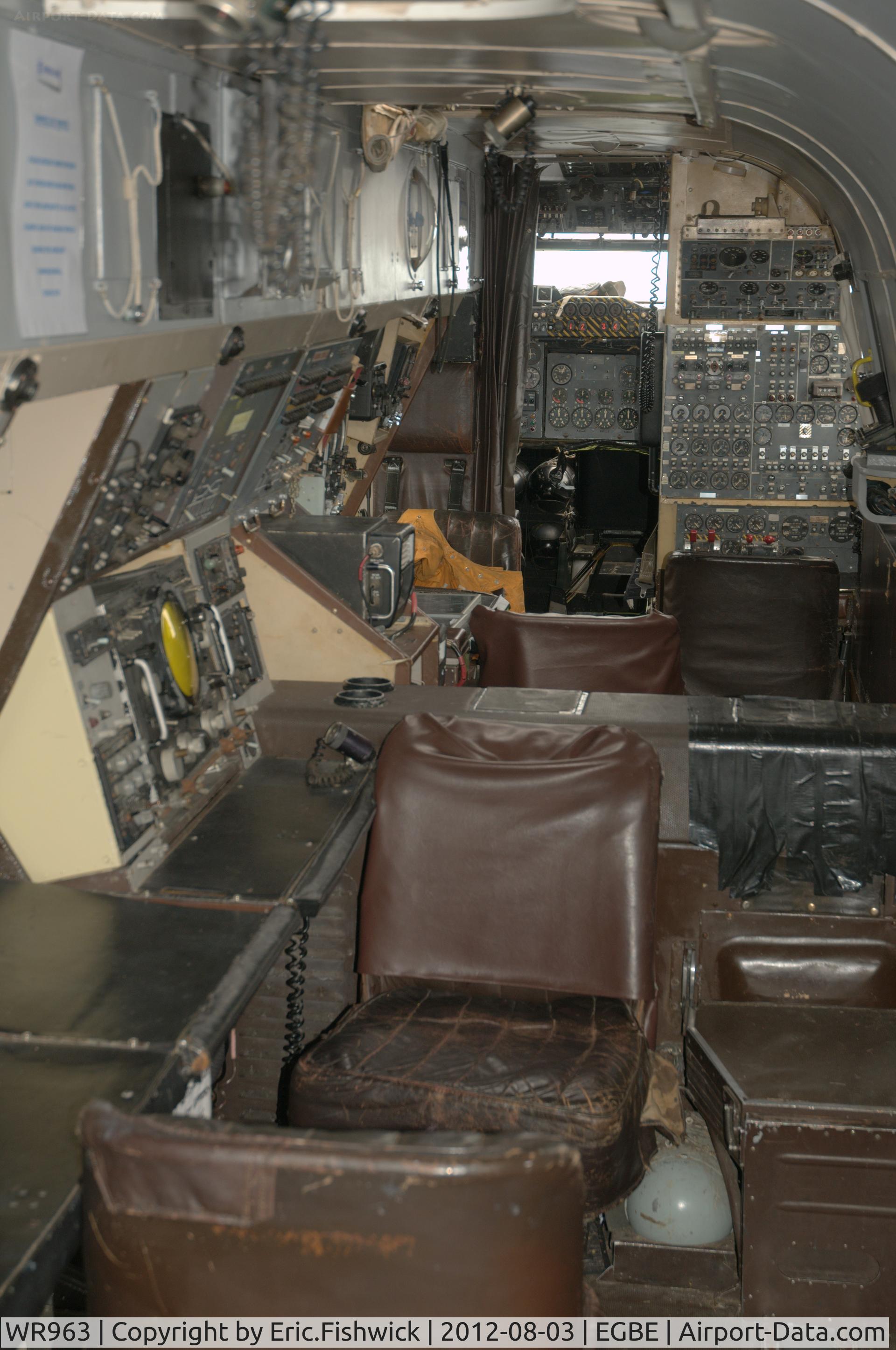 WR963, 1954 Avro 696 Shackleton AEW.2 C/N Not found WR963, 5. WR963 interior at Airbase, Coventry Airport West.