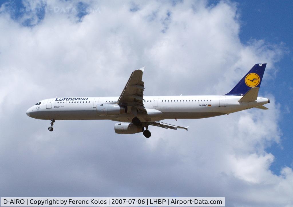 D-AIRO, 1995 Airbus A321-131 C/N 0563, Ferihegy