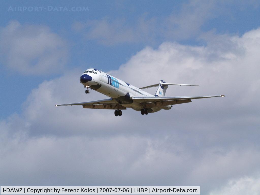I-DAWZ, 1985 McDonnell Douglas MD-82 (DC-9-82) C/N 49214, Ferihegy