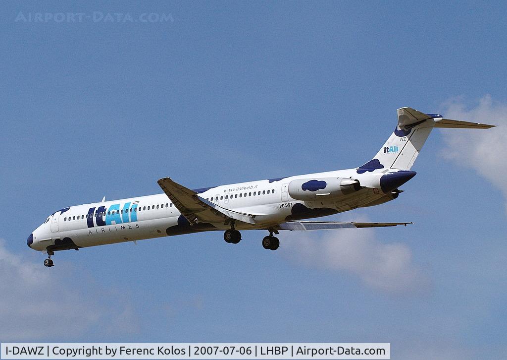 I-DAWZ, 1985 McDonnell Douglas MD-82 (DC-9-82) C/N 49214, Ferihegy