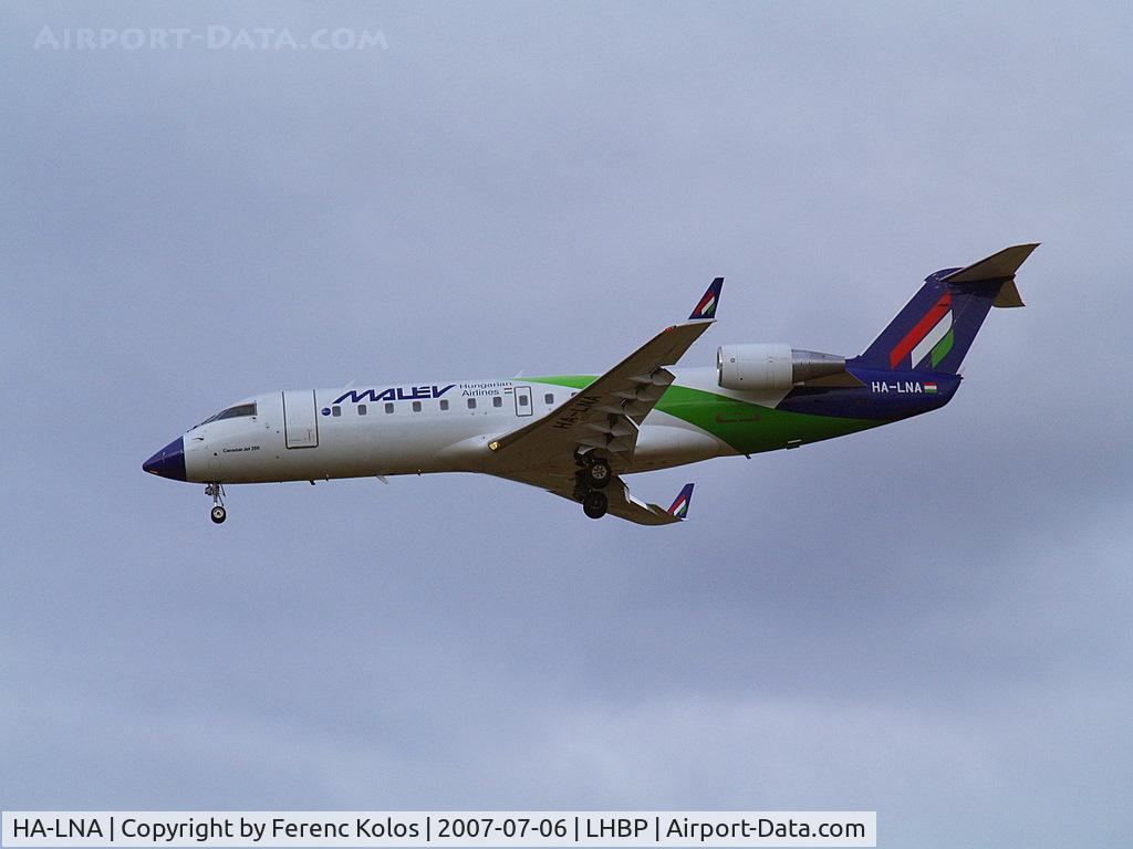 HA-LNA, 2002 Canadair CRJ-100ER (CL-600-2B19) C/N 7676, Ferihegy