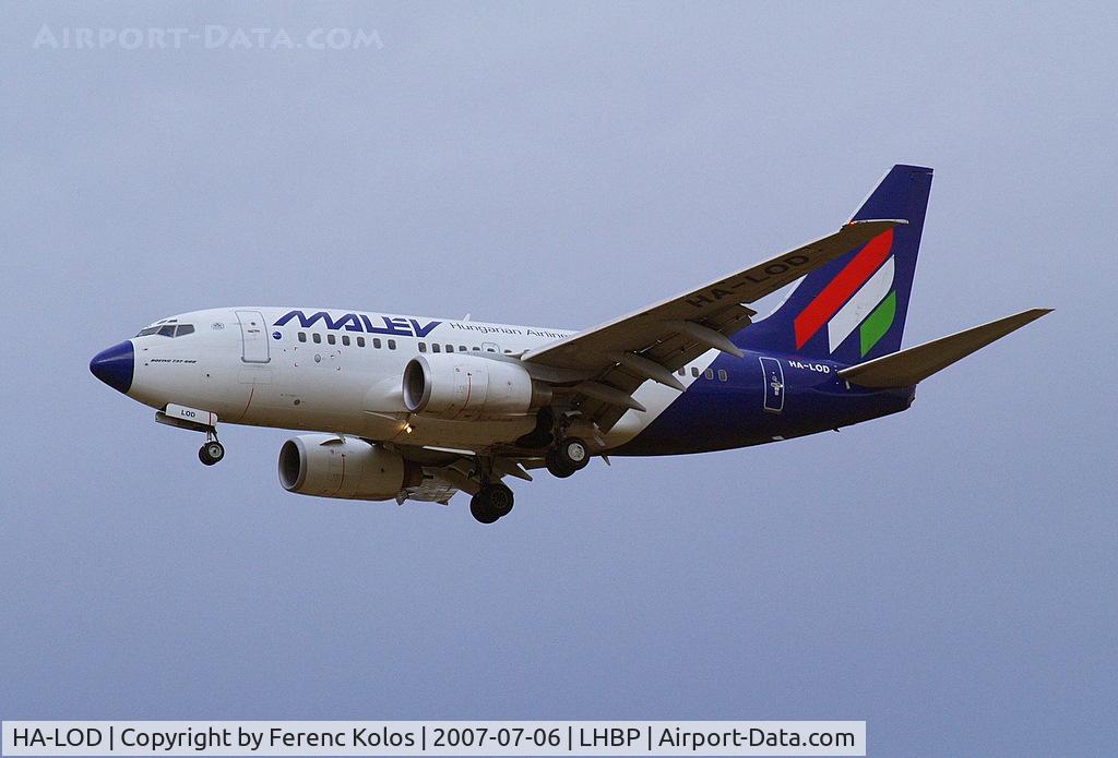 HA-LOD, 2003 Boeing 737-6Q8 C/N 28259, Ferihegy