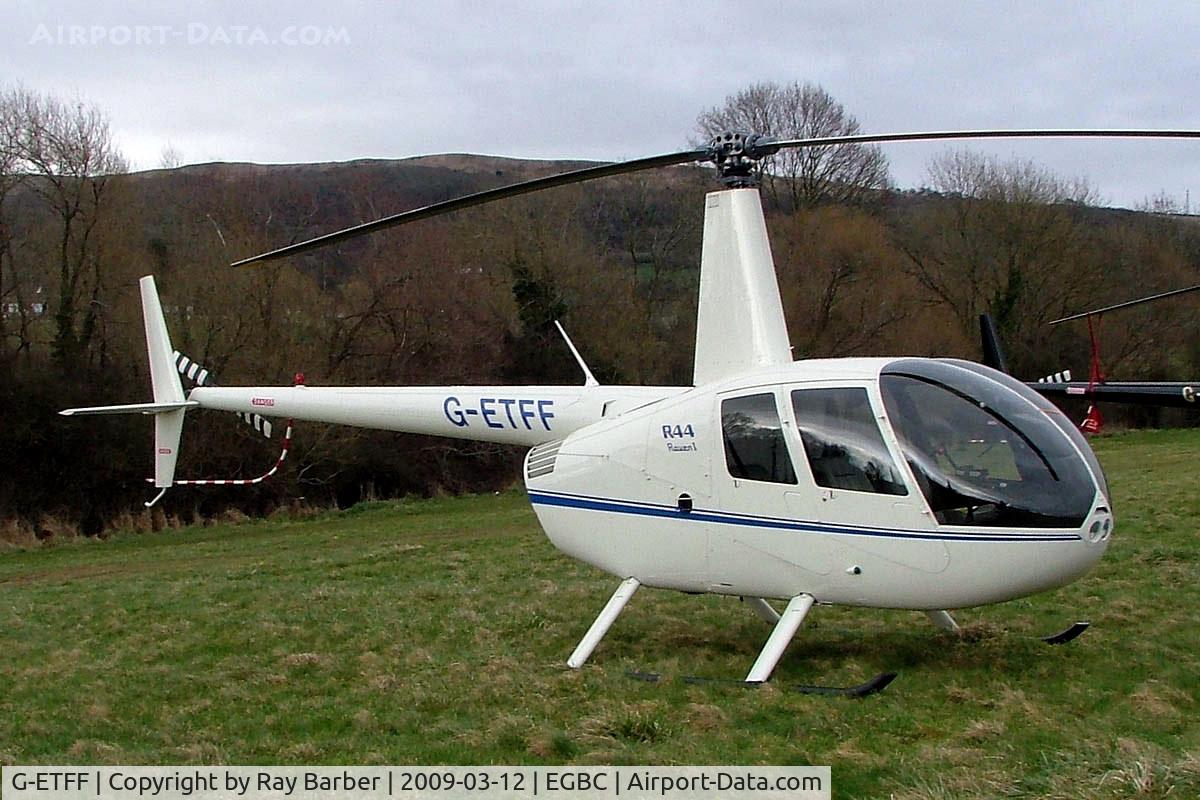 G-ETFF, 2007 Robinson R44 Raven C/N 1747, Robinson R-44 Raven [1747] Cheltenham~G 12/03/2009