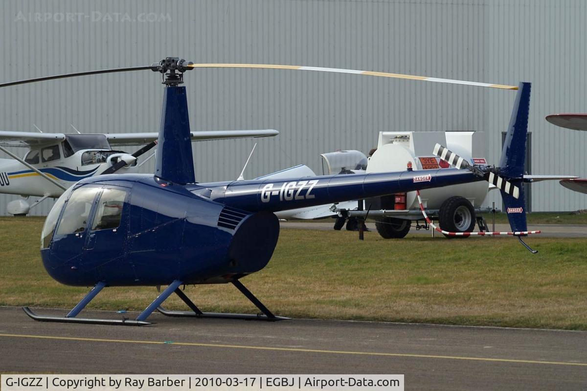 G-IGZZ, 2008 Robinson R44 Raven II C/N 12192, Robinson R-44 Raven II [12192] Staverton~G 17/03/2010