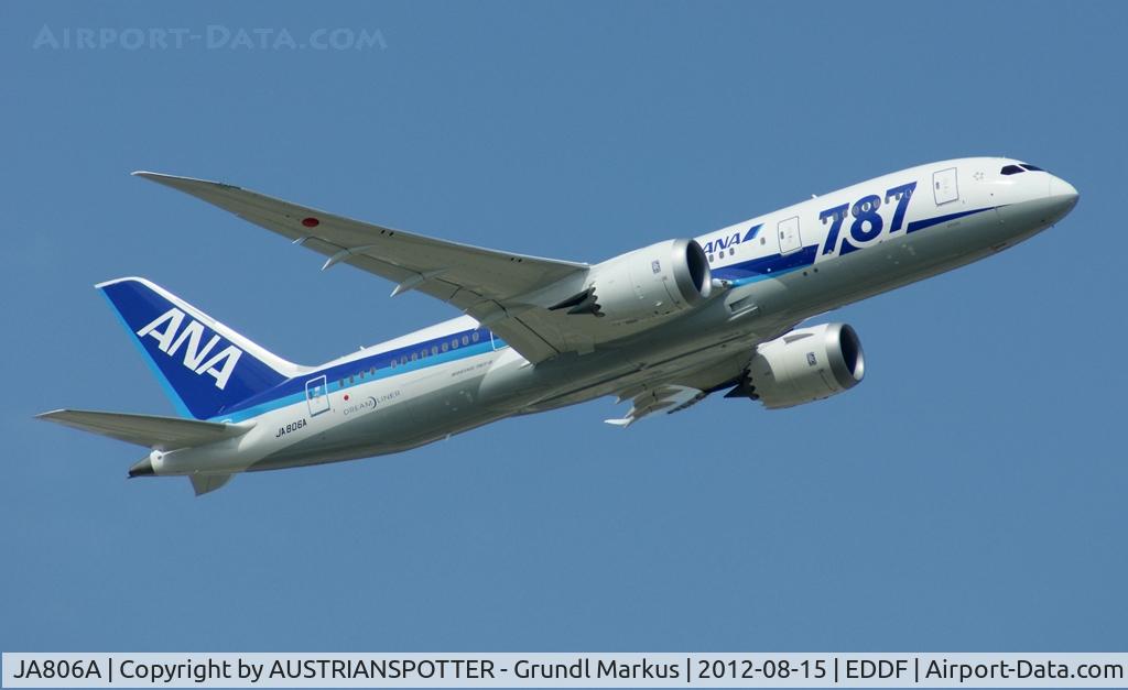 JA806A, 2012 Boeing 787-8 Dreamliner C/N 34515, ANA-All Nippon Airways