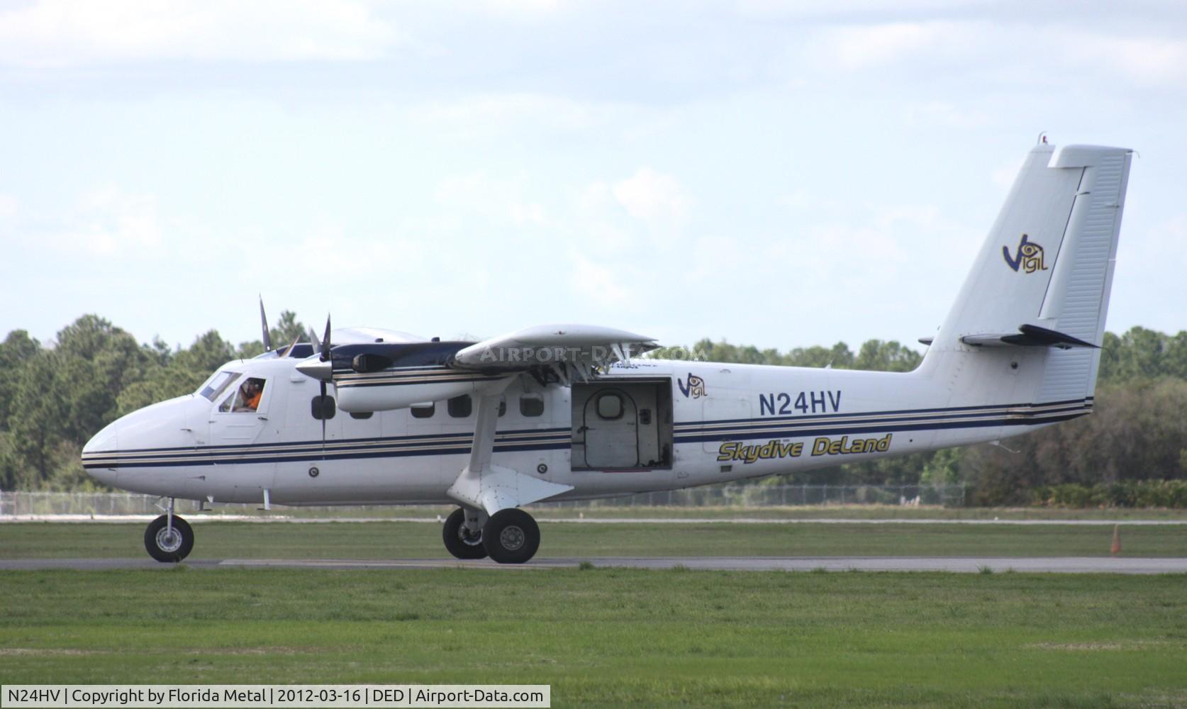 N24HV, 1968 De Havilland Canada DHC-6-100 Twin Otter C/N 109, Skydive Deland Twin Otter