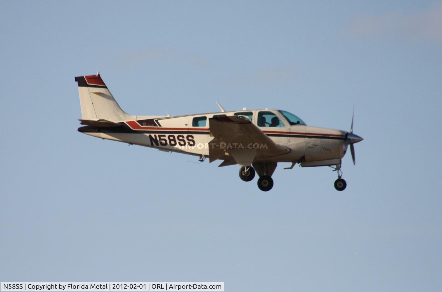 N58SS, 1980 Beech A36 Bonanza 36 C/N E-1734, Beech A36