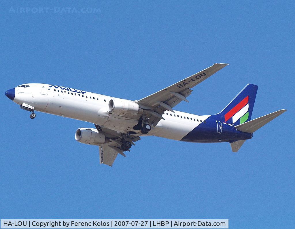 HA-LOU, 2005 Boeing 737-8Q8 C/N 30684, Ferihegy