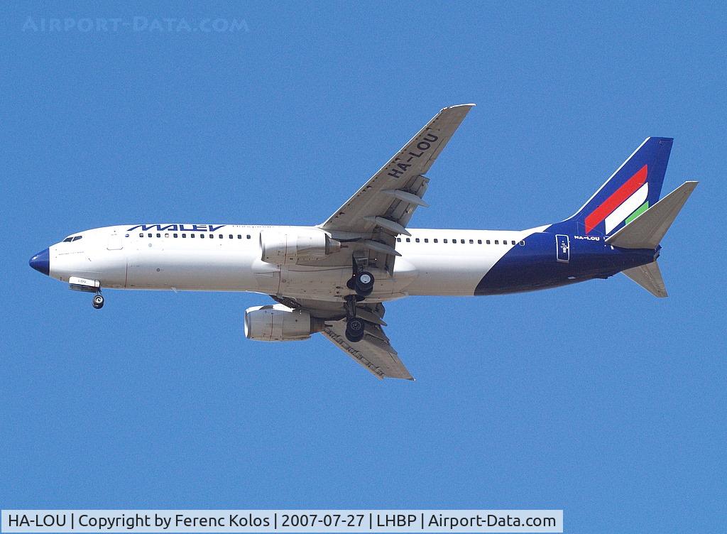 HA-LOU, 2005 Boeing 737-8Q8 C/N 30684, Ferihegy