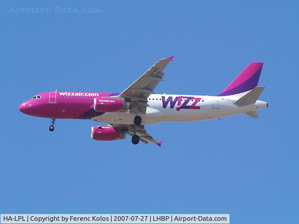 HA-LPL, 2007 Airbus A320-232 C/N 3166, Ferihegy
