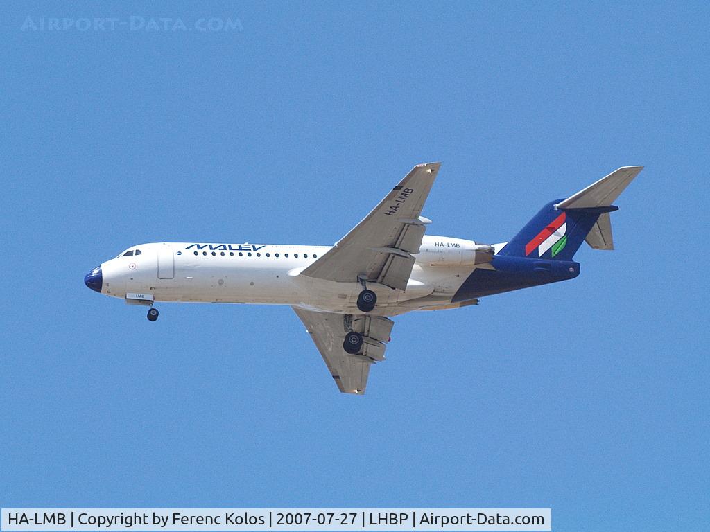 HA-LMB, 1996 Fokker 70 (F-28-0070) C/N 11565, Ferihegy