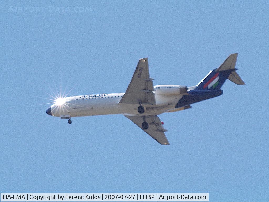 HA-LMA, 1995 Fokker 70 (F-28-0070) C/N 11564, Ferihegy