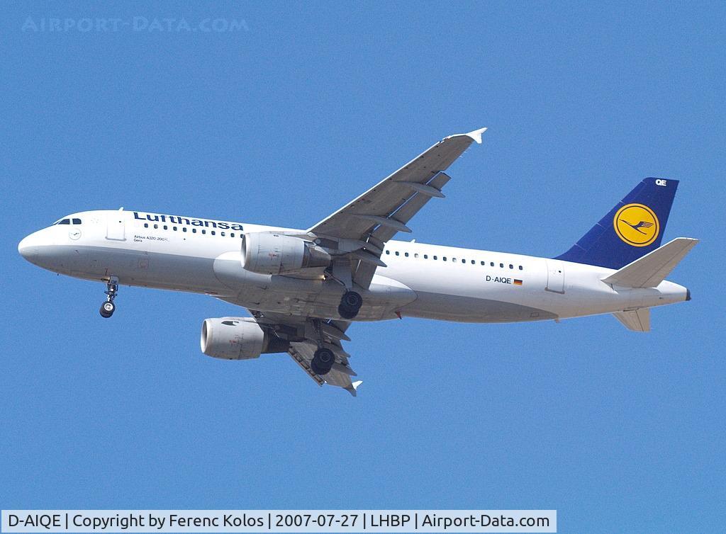 D-AIQE, 1991 Airbus A320-211 C/N 0209, Ferihegy