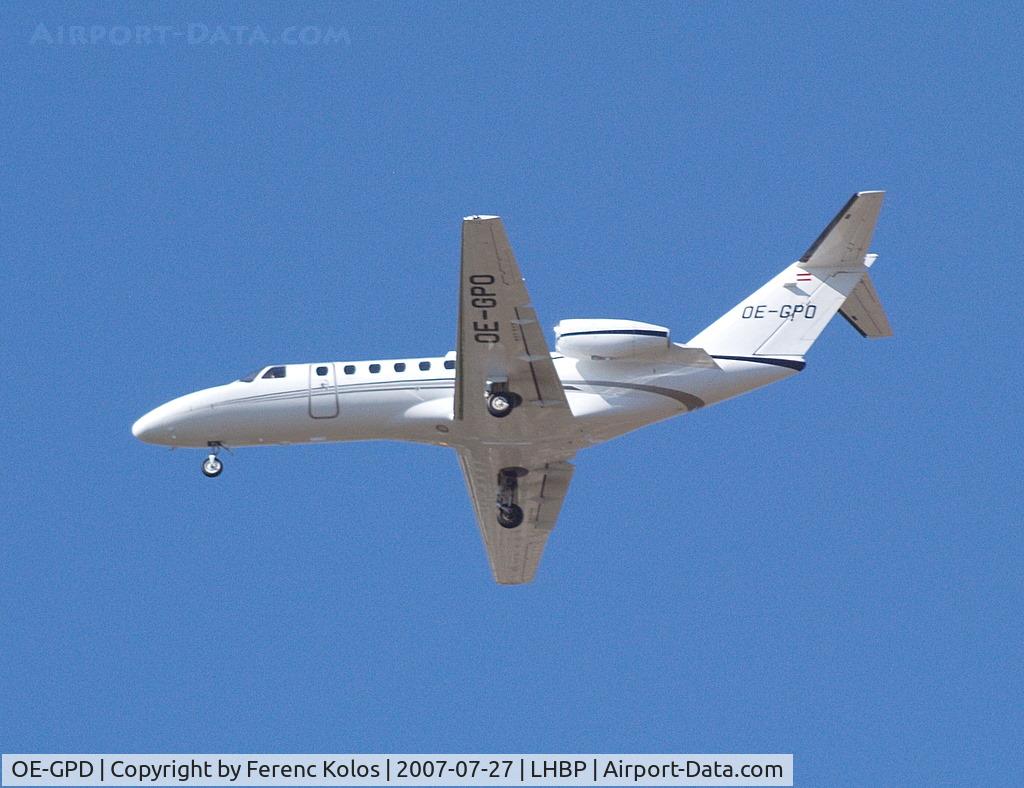 OE-GPD, 2009 Cessna 525B CitationJet CJ3 C/N 525B-0314, Ferihegy