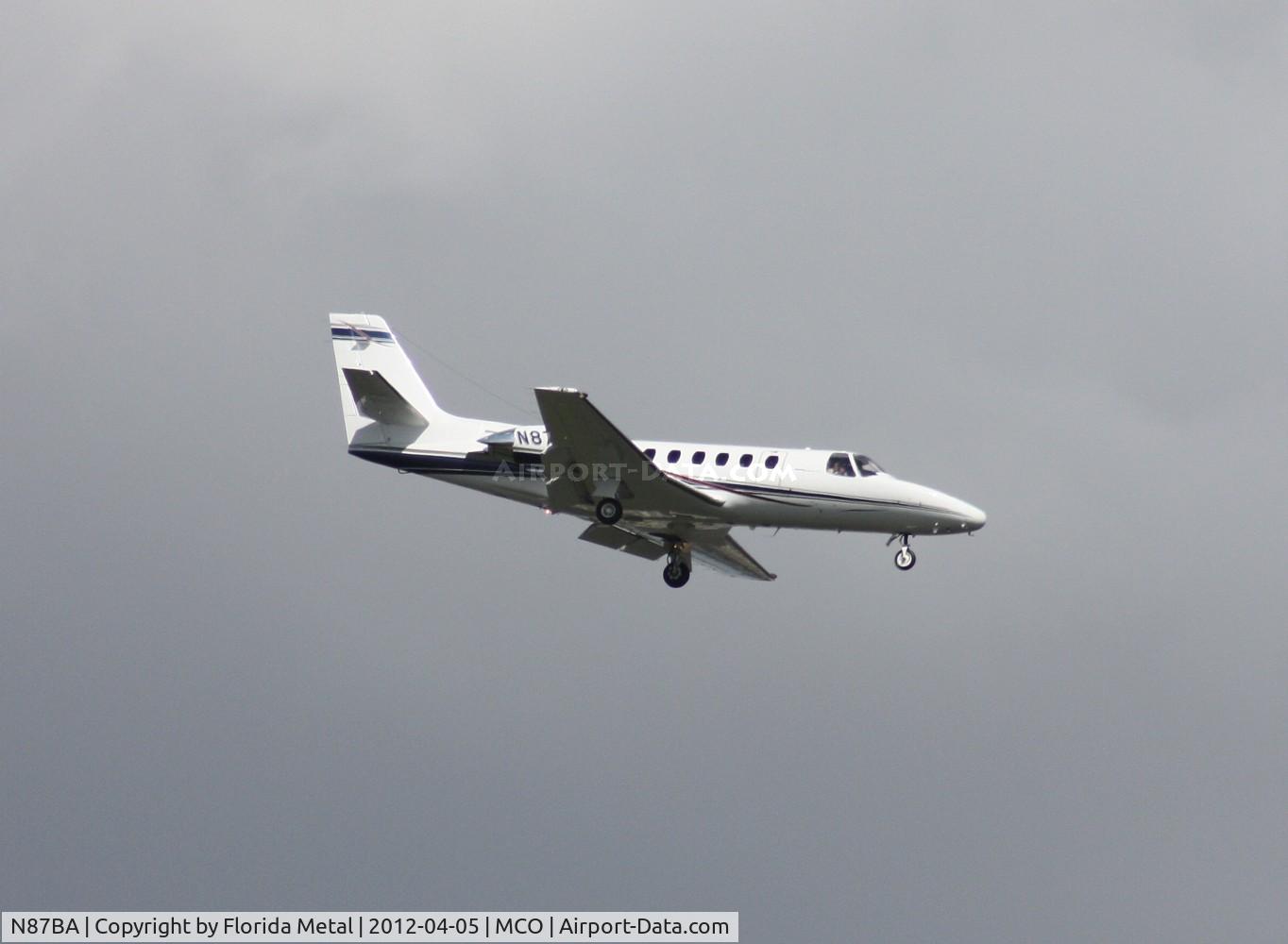 N87BA, 1987 Cessna S550 Citation IIS C/N S550-0131, Cessna 550